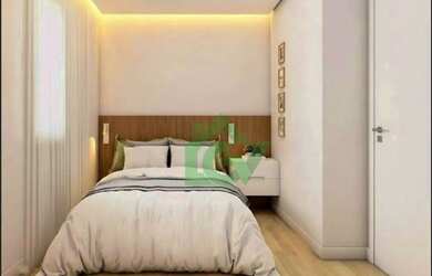 Imagem: O apartamento possui 2 Dormitórios, 1 Banheiro, 1 Vaga na garagem