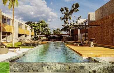 Imagem: O apartamento possui 1 Dormitório, 1 Banheiro, 1 Vaga na garagem