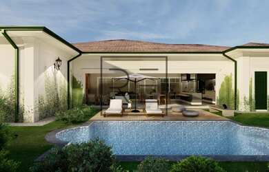 Imagem: A casa em condomínio possui 3 Dormitórios, 5 Banheiros, 5