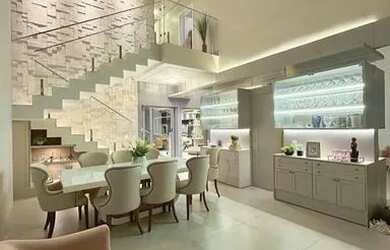 Imagem: A casa em condomínio possui 4 Dormitórios, 5 Banheiros, 2