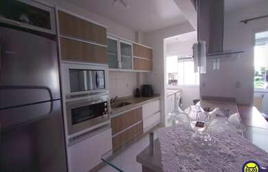 Imagem: O apartamento possui 2 Dormitórios, 1 Banheiro, 1 Vaga na garagem