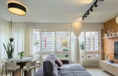 Imagem: O apartamento na cobertura e possui 4 Dormitórios, Suítes