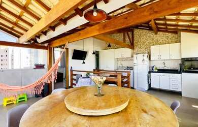 Imagem: O apartamento na cobertura possui 3 Dormitórios, 3 Banheiros