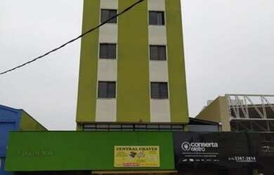 Imagem: O apartamento possui 1 Dormitório, 1 Banheiro, 1 Vaga na garagem