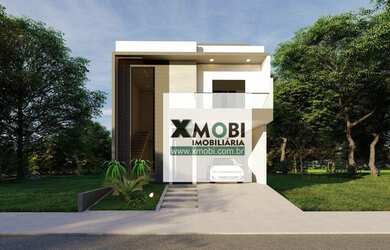 Imagem: A casa em condomínio possui 3 Dormitórios, 3 Banheiros, 2