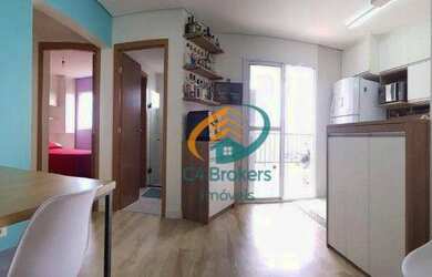 Imagem: O apartamento possui 2 Dormitórios, 1 Banheiro, 1 Vaga na garagem