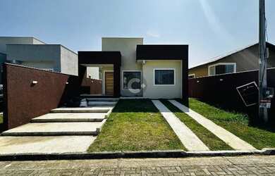 Imagem: A casa em condomínio possui 2 Dormitórios, 2 Banheiros, 2