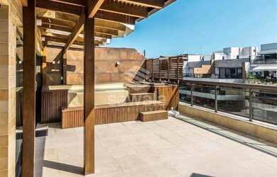 Imagem: O apartamento na cobertura possui 5 Dormitórios, 5 Banheiros