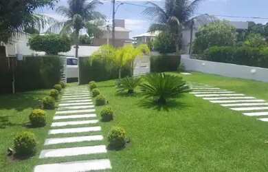 Imagem: A casa em condomínio possui 5 Dormitórios, 5 Banheiros, 4