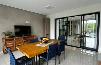 Imagem 10: Casa de luxo com vista e piscina no Ecologie Porteira Fechada