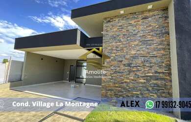 Imagem: A casa em condomínio possui 3 Dormitórios, 4 Banheiros, 4