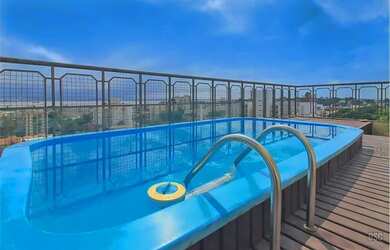 Imagem: O apartamento na cobertura possui 3 Dormitórios, 3 Banheiros