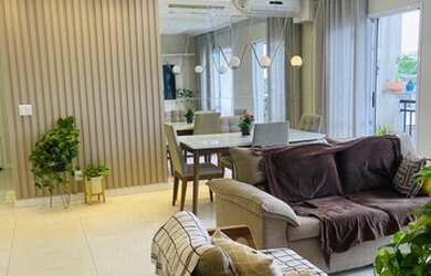 Imagem: O apartamento na cobertura possui 4 Dormitórios, 4 Banheiros