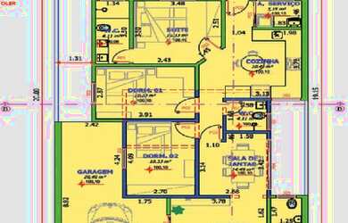 Imagem 2: Casa no Nobuji Nagasawa. 200m² de Área, 2 Vagas na garageme3 Dormitórios