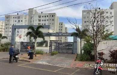 Imagem: O apartamento possui 2 Dormitórios, 1 Banheiro, 1 Vaga na garagem