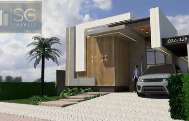 Imagem 5: Casa plana em construção - Jardins do Lago Eusébio