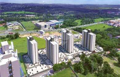 Imagem: O apartamento possui 2 Dormitórios, 1 Banheiro, 2 Vagas na