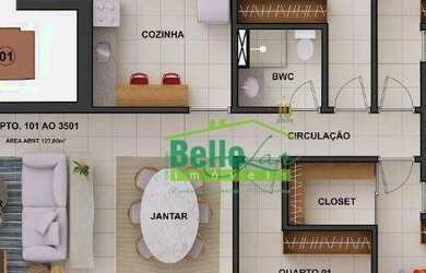 Imagem 11: Apartamento à venda, 123 m² por R$ 957.473,61 - Torre - Recife/PE