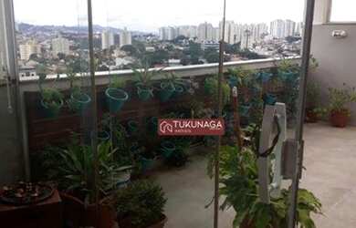 Imagem: O apartamento na cobertura possui 3 Dormitórios, 2 Banheiros