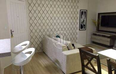 Imagem: O apartamento possui 2 Dormitórios, 1 Banheiro, 1 Vaga na garagem