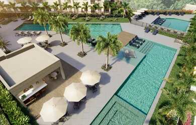 Imagem: O apartamento possui 1 Dormitório, 1 Banheiro, 33m² de Área