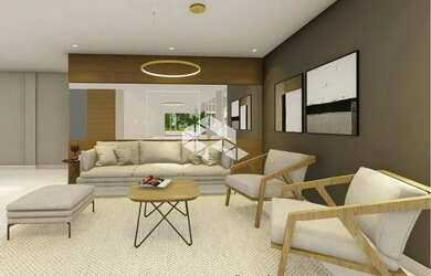 Imagem 5: Apartamento de 01 dormitório com sacada e churrasqueira na planta à...