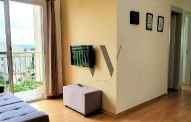 Imagem: O apartamento possui 2 Dormitórios, 1 Banheiro, 1 Vaga na garagem