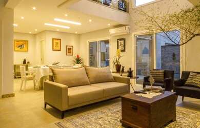 Imagem: A casa em condomínio possui 3 Dormitórios, 4 Banheiros, 3