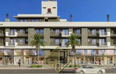 Imagem: O apartamento possui 1 Dormitório, 1 Banheiro, 1 Vaga na garagem