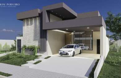 Imagem: A casa em condomínio possui 3 Dormitórios, 5 Banheiros, 4