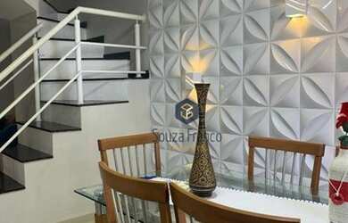 Imagem: A casa em condomínio possui 3 Dormitórios, 3 Banheiros, 2