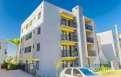 Imagem: O apartamento possui 2 Dormitórios, 1 Banheiro, 1 Vaga na garagem