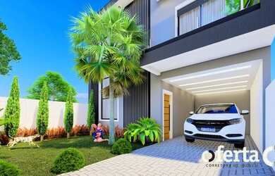 Imagem: A casa possui 3 Dormitórios, 3 Banheiros, 1 Vaga na garagem