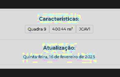 Imagem: O terreno possui 400m² de Área e está localizado em Jardins