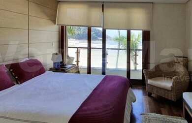 Imagem 5: Jequiti Residence no Guarujá. Casa pé na areia, frente ao mar