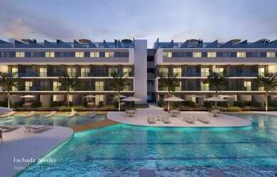 Imagem: O apartamento possui 1 Dormitório, 1 Banheiro, 1 Vaga na garagem