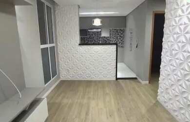 Imagem: O apartamento possui 2 Dormitórios, 1 Banheiro, 1 Vaga na garagem