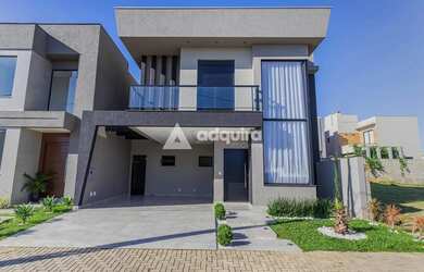 Imagem: A casa em condomínio possui 4 Dormitórios, 5 Banheiros, 2