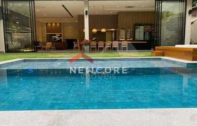 Imagem: A casa em condomínio possui 5 Dormitórios, 5 Banheiros, 5