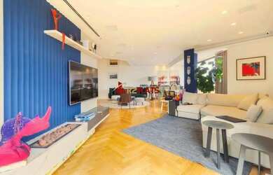 Imagem: O apartamento na cobertura possui 3 Dormitórios, 4 Banheiros