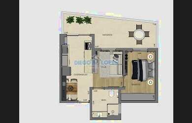 Imagem 10: Garden em Curitiba. 54m² de Área, 1 Vaga na garageme1 Dormitório