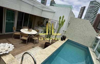 Imagem: O apartamento na cobertura possui 2 Dormitórios, 3 Banheiros