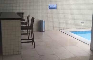 Imagem: O apartamento possui 1 Dormitório, 1 Banheiro, 1 Vaga na garagem