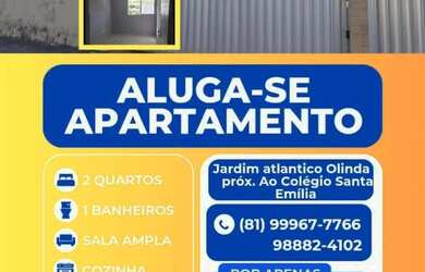 Imagem: O apartamento possui 2 Dormitórios, 1 Banheiro e 1 Vaga na