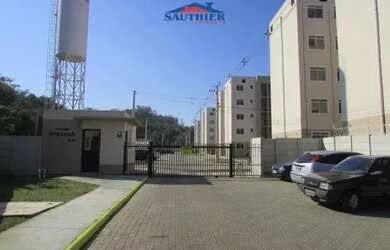 Imagem: O apartamento possui 2 Dormitórios, 1 Banheiro, 1 Vaga na garagem