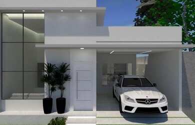 Imagem: A casa em condomínio possui 3 Dormitórios, 2 Banheiros, 1