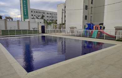 Imagem: O apartamento possui 2 Dormitórios, 1 Banheiro, 1 Vaga na garagem