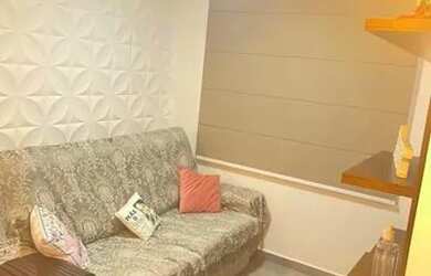 Imagem: O apartamento possui 2 Dormitórios, 1 Banheiro, 1 Vaga na garagem