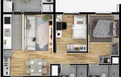 Imagem 11: APARTAMENTO com 2 dormitórios à venda por R$ 427.900,00 no bairro Novo...