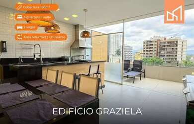 Imagem: O apartamento na cobertura possui 3 Dormitórios, 4 Banheiros